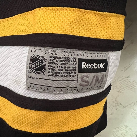 Reebok Black and Gold Hockey Jersey - Picture 9 of 9